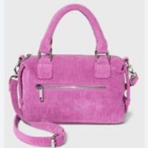 ISO ONLY - WILD FABLE PURPLE CORDUROY CROSSBODY PURSE BAG